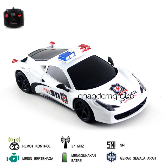 Jual Mainan Mobil  Remot  Kontrol RC Mobil  Polisi  911 