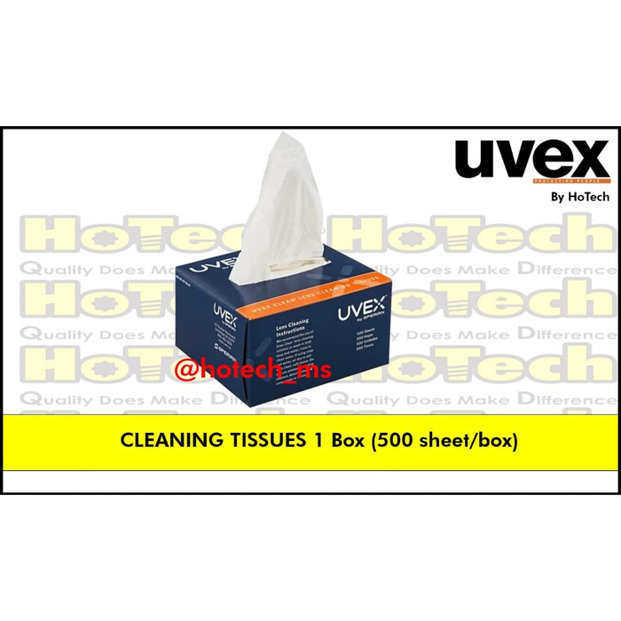 Jual UVEX Safety Glasses Cleaning Tissue 1008 Lens Cleaning Tissue Jakarta Barat HoTech
