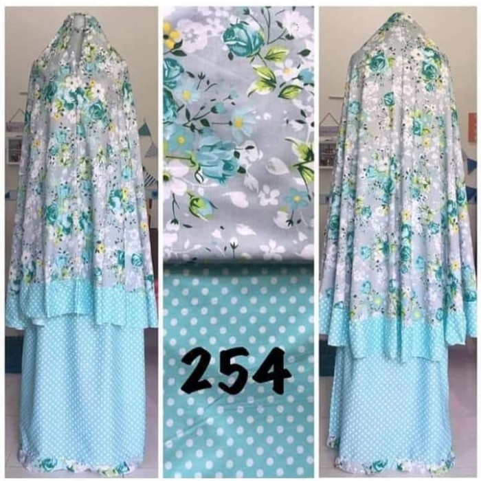 Jual mukena katun  jepang  shaby dewasa mukenah adem plus 