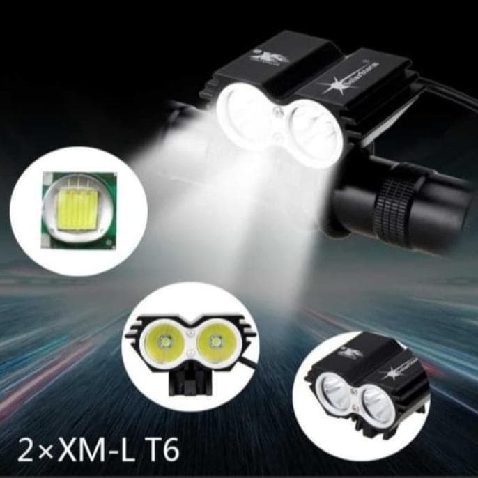 Jual Murah Lampu Sepeda Owl X2 Led Cree Xml Usb Power Termurah Jakarta Utara Erniarya Tokopedia