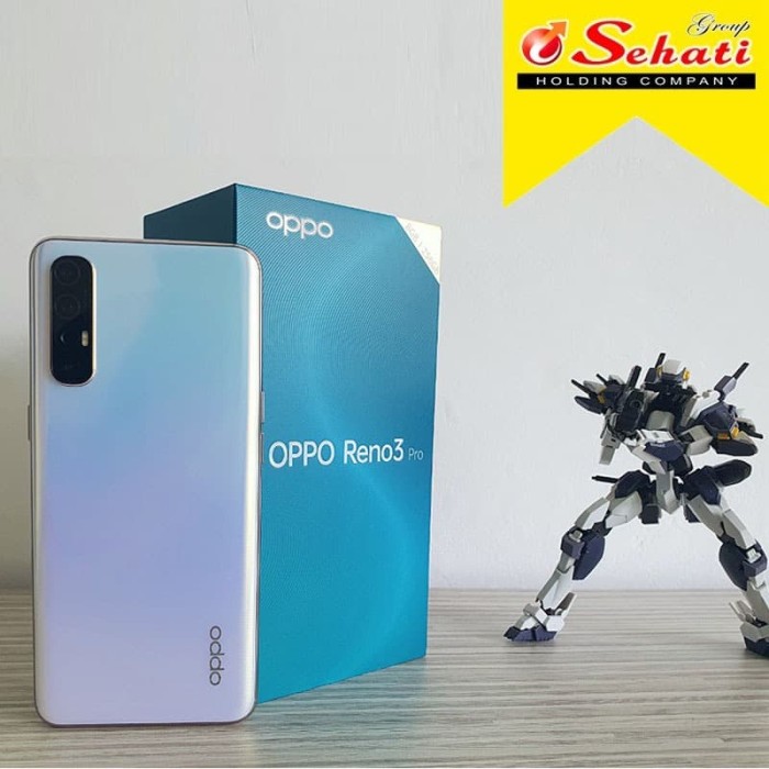 Jual Handphone Oppo    Reno 3 Pro White 8GB/256GB Keren Bergaransi Resmi