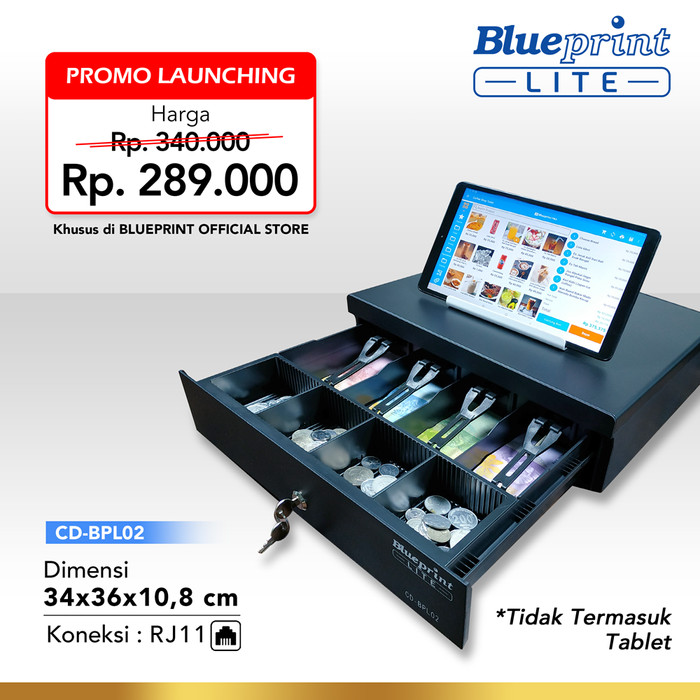 Promo CASH DRAWER LACI KASIR  LACI  UANG BLUEPRINT CD 