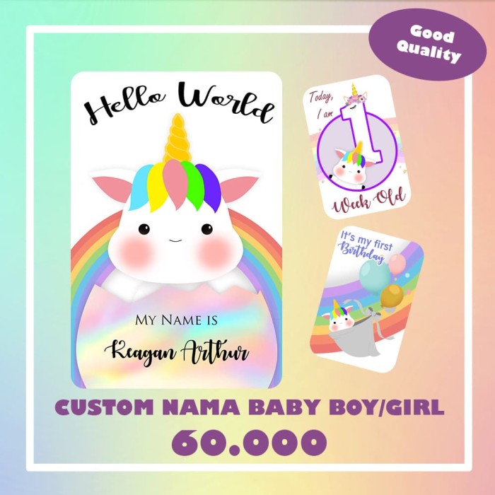 unicorn baby stuff