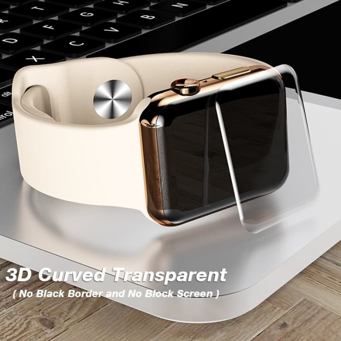 Jual Tempered Glass Apple Watch 3D FULL COVER CURVED 42mm