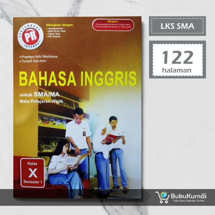 Jual Buku Lks Bahasa Inggris Kelas 10 Semester 1 Mapel Wajib K13 Intan Kota Surabaya Galaxi Storee Tokopedia