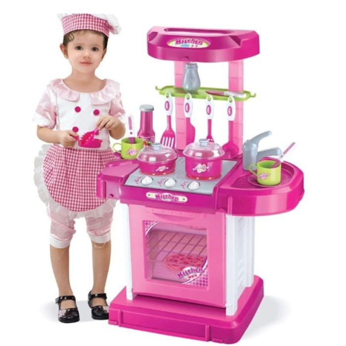  Jual  MAINAN  ANAK ALAT MASAKAN  17192 KITCHEN SET PINK 