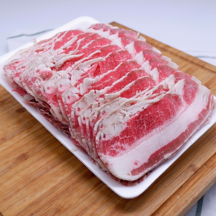 Jual Sliced Beef Short Plate 500