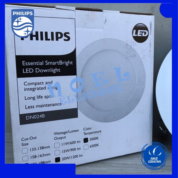 Jual Lampu LED PHILIPS Downlight Essential 20 watt, Harga ...