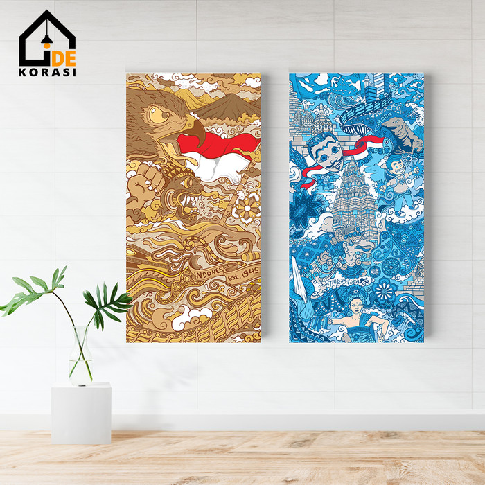 Jual Dekorasi  Hiasan Dinding  Kamar  Rumah Motif Doodle  Art 