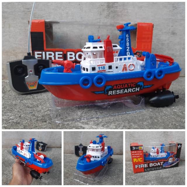 remote control fire boat