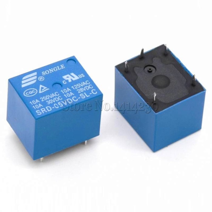 Jual Relay 10a 5 5v Coil Drive 5 Pin Single Pole Double Throw Spdt Kab Bandung Ef Gadget Tokopedia