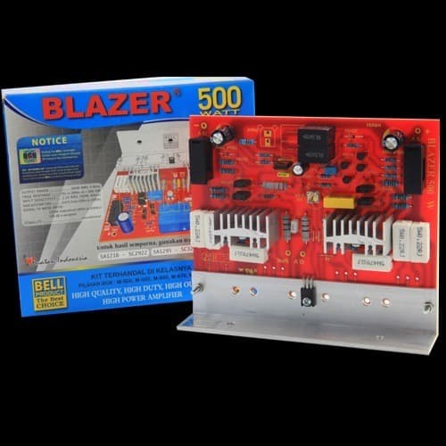 Jual KIT DRIVER POWER BLAZER 500W MONO 500 WATT TANPA TR FINAL BELL BGR