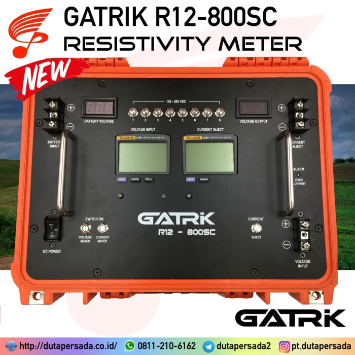 Jual Gatrik R12-800SC Geolistrik Resistivity Meter Naniura NRD-300