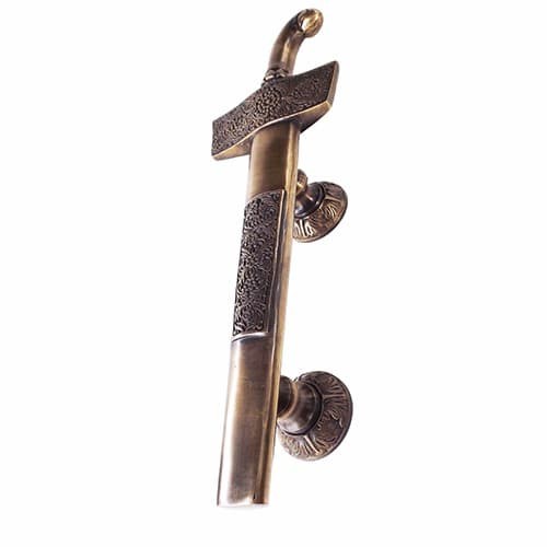 Jual 14-3/4" Handle Pintu Gebyok Kuningan / Door Pull - Ornate Kris / Right  - Kota Semarang - Heritage Brass | Tokopedia