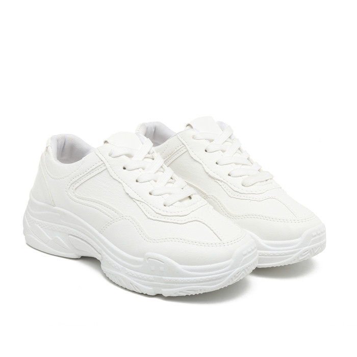 Promo Pvn Sepatu Sneakers Wanita Sport Shoes 512 White 39