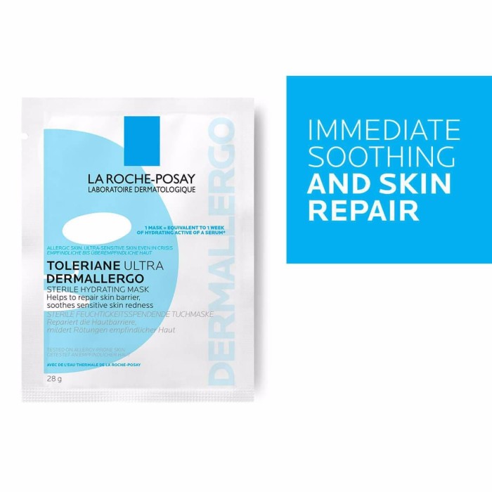 Jual La RochePosay TOLERIANE Ultra Dermallergo Mask Soothing Face