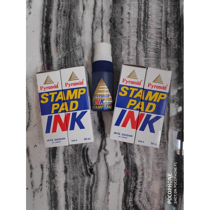 Jual Tinta stempel / stamp pad ink PYRAMID Jakarta Utara