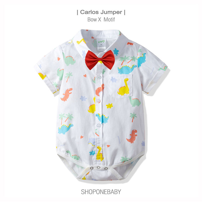 dino jumpsuit baby