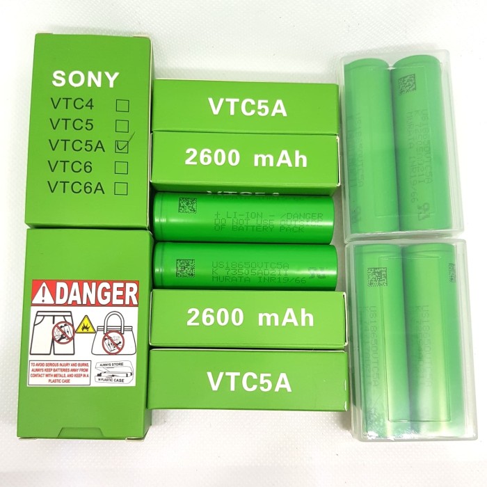 Foto Produk SONY MURATA VTC5A / VTC 5A JAPAN AUTHENTIC dari BATERAI CENTRE