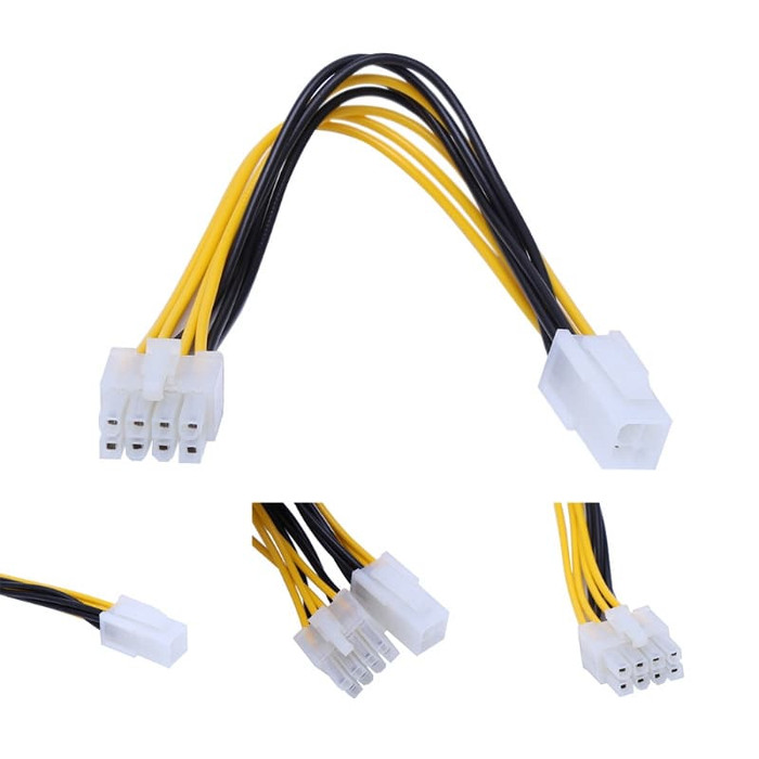 Jual Kabel Adapter 4 pin to 8 pin pada PSU ATX untuk CPU Power High
