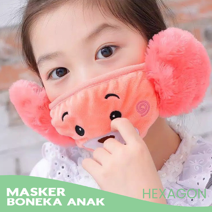 Jual Masker  Anak Boneka Unik  Multi Size Masker  Unik  Masker  