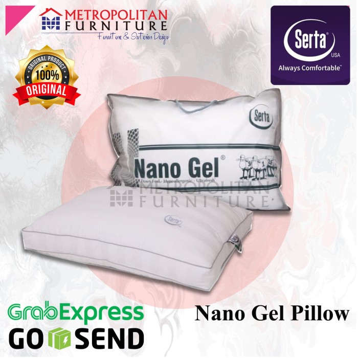 Jual SERTA Nano Gel Pillow / Bantal Nano Gel altrntf Bulu Angsa Goose