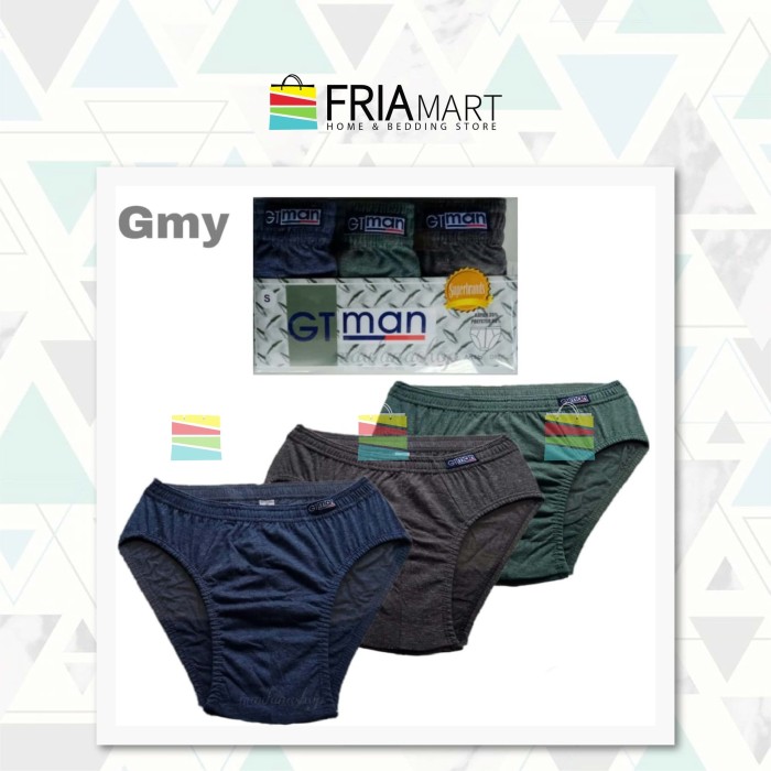 Jual GT man CELANA DALAM CD PRIA GTman GMY 1 Pack Isi Jual GT man CELANA DALAM CD PRIA GTman GMY 1 Pack Isi