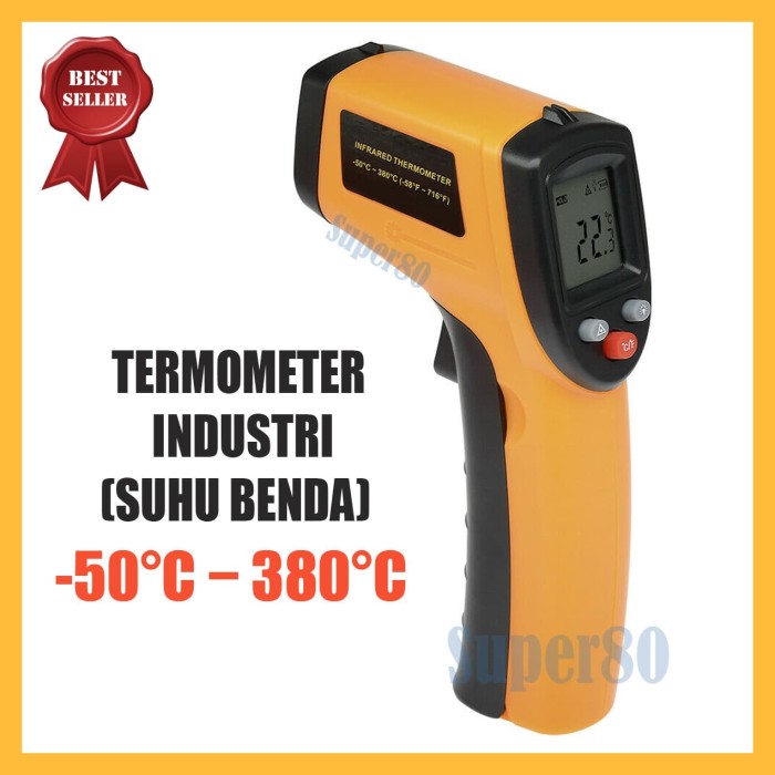 Jual Thermometer Infrared Digital Termometer IR Infra Red Laser Thermo
