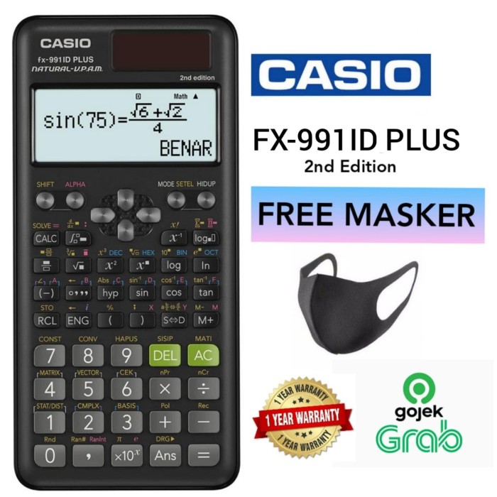 Jual Calculator Casio FX 991 ID Plus - Jakarta Barat - Jaya Utama Com