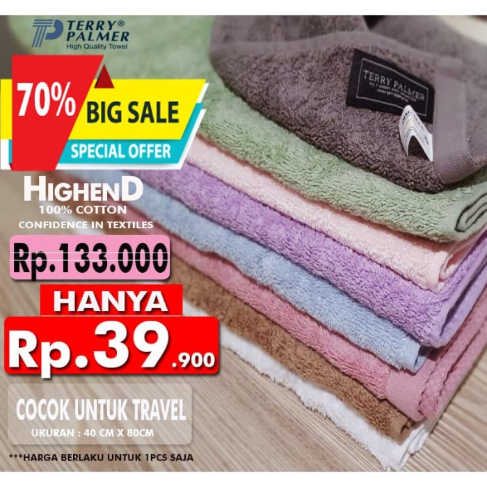 Promo HANDUK TRAVEL HIGHEND BY TERRY PALMER KATUN ORIGINAL - Kota