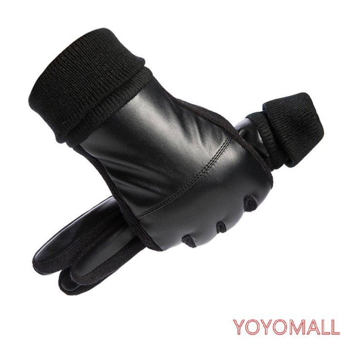 leather cycling gloves full finger