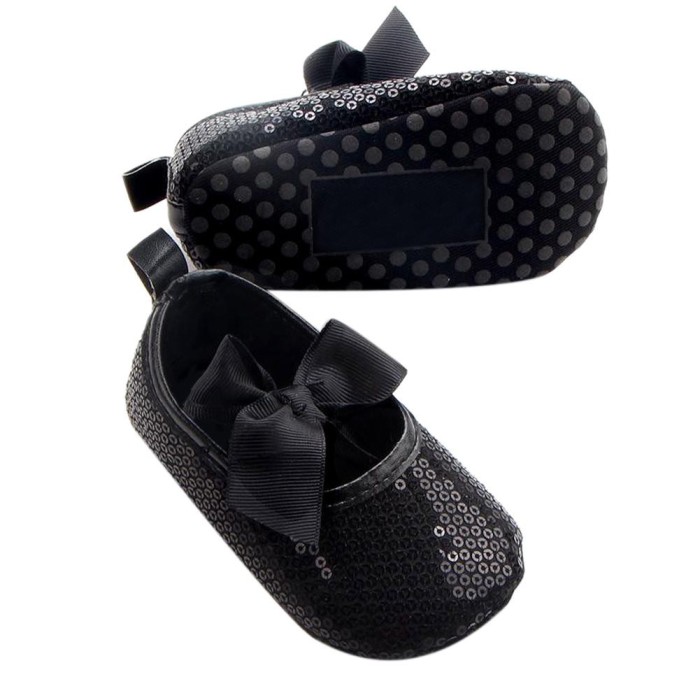 black sequin moccasins