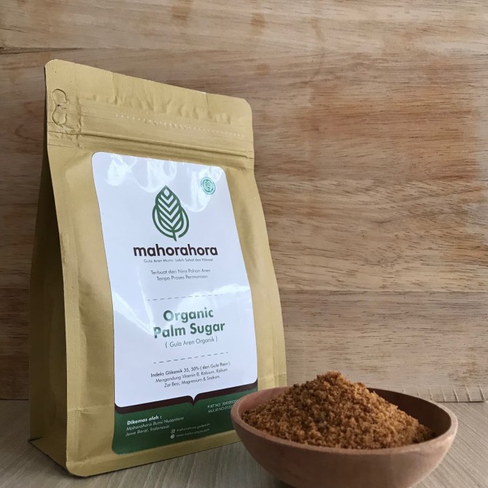 Jual Gula Aren Bubuk Murni dan Organik Mahorahora 250gram