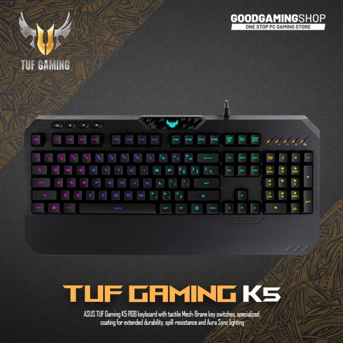 Jual Asus TUF Gaming K5 - Gaming Keyboard - Jakarta Pusat