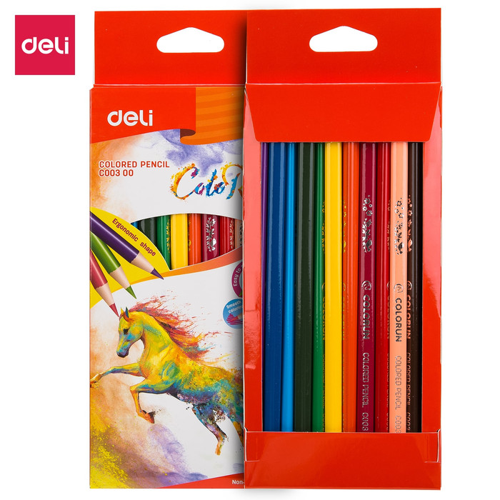 Jual Deli Pensil  Warna  Color Pencil Mewarnai  12 36 Warna  