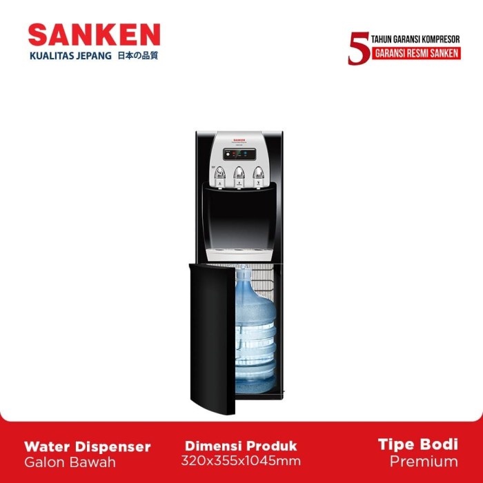 Promo Sanken HWD-C505 Wate   r Dispenser Duo gallon - Jakarta