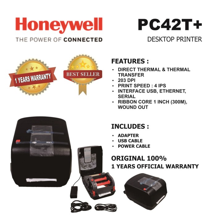 Jual Barcode Printer Honeywell PC42T Plus - Jakarta Pusat ...