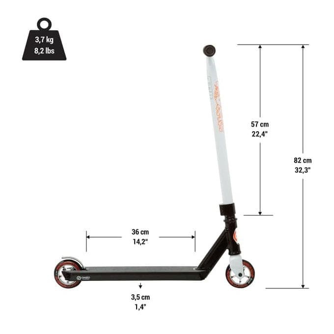 Jual Oxelo Skuter Mf1 8 Hitam Putih Decathlon 8400170 Jakarta Selatan Nemostore14 Tokopedia