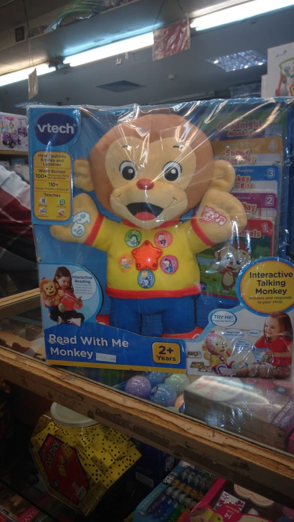 vtech read with me monkey