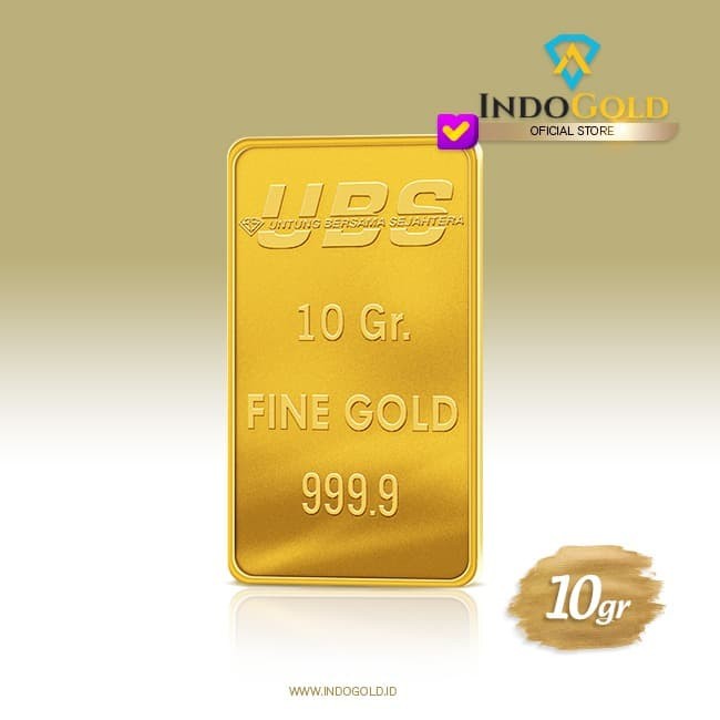 Jual Emas UBS 10 Gram Logam Mulia,Garansi Uang Kembali Include