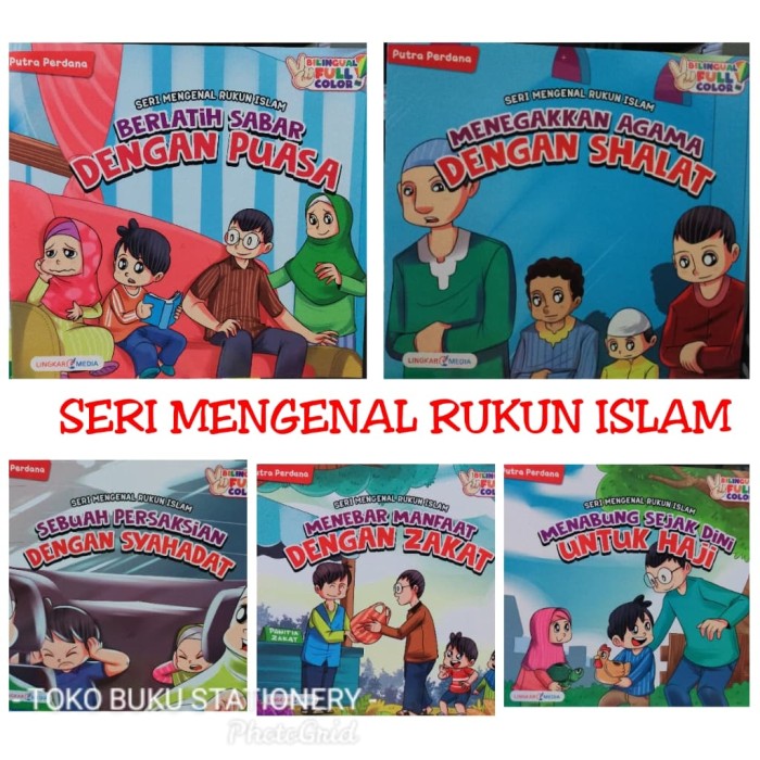 Foto Produk PAKETAN ISI 5 BUKU CERITA SERI MENGENAL RUKUN ISLAM dari Toko Buku dan Stationery