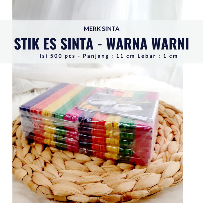 Jual Stik Es Krim Import Warna-Warni / Stick Ice Cream