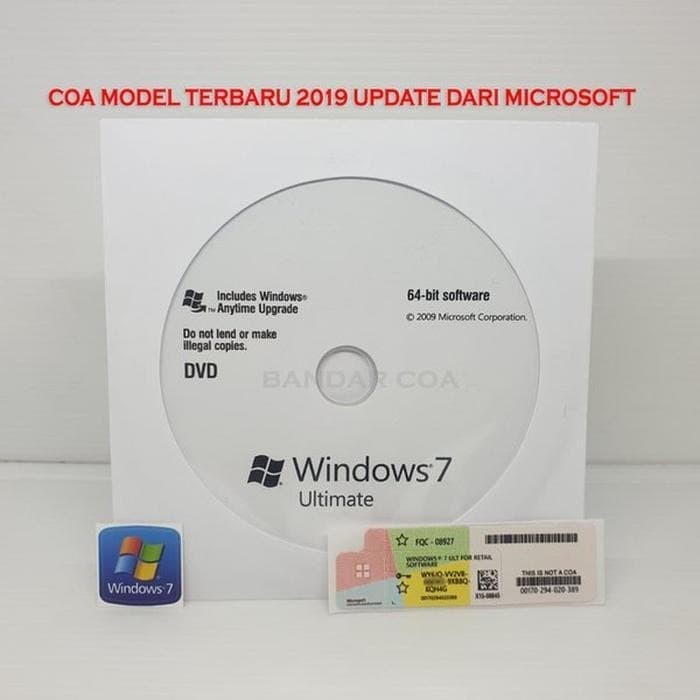 Jual Produk Key Win 7 Ult Coa Oem Windows 7 Ultimate Product Key Murah Jakarta Utara Anbarolshop47 Tokopedia