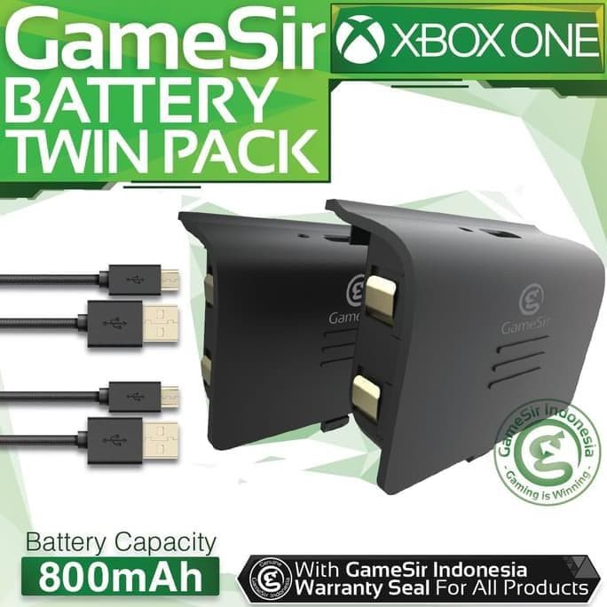 Jual Hot Sale Gamesir Xbox One Controller Dual Battery Pack Hitam Jakarta Selatan Bambangsp Tokopedia