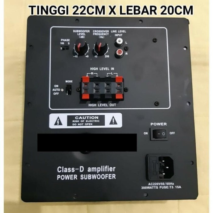 power subwoofer class d
