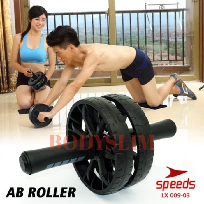 Jual Ab Roller Matras Wheel Pull Rope Fitness Equipment Untuk