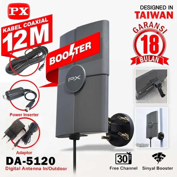 Jual ANTENA DIGITAL TV PX DA-5200 ANTENA TV DIGITAL – ANALOG - Jakarta  Timur - RajaBO | Tokopedia