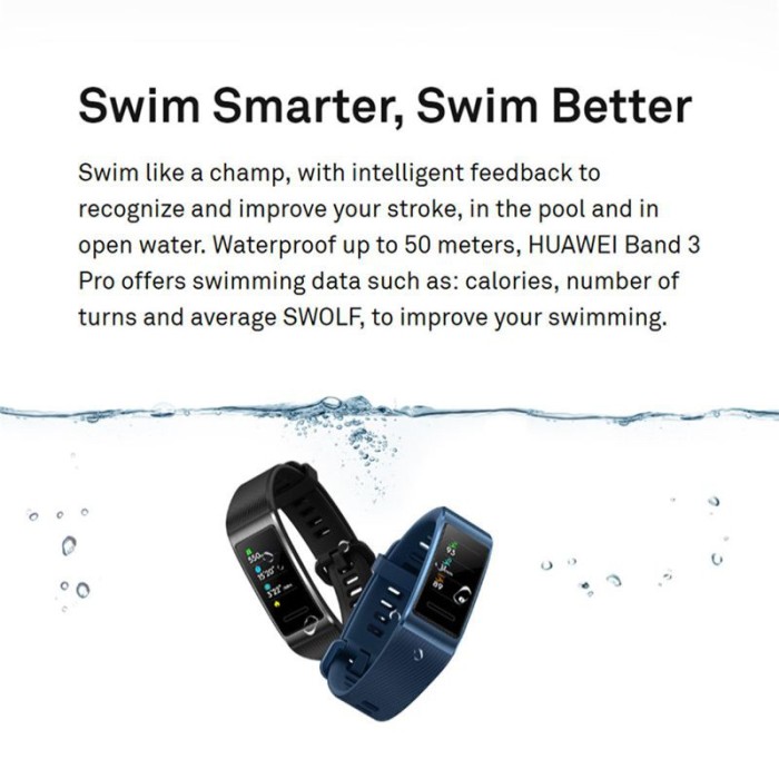 Jual Huawei Band 3 3 Pro Ter B29 Ter B09 Smartwatch Fungsi Tracker Kab Bogor Halycon Shop Tokopedia