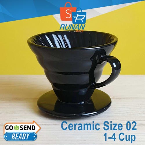 Jual V60 Ceramic Filter Pour Over Coffee Filter Kopi V60 Keramik Hitam 02 Jakarta Barat Indo Kitchenware Market Tokopedia
