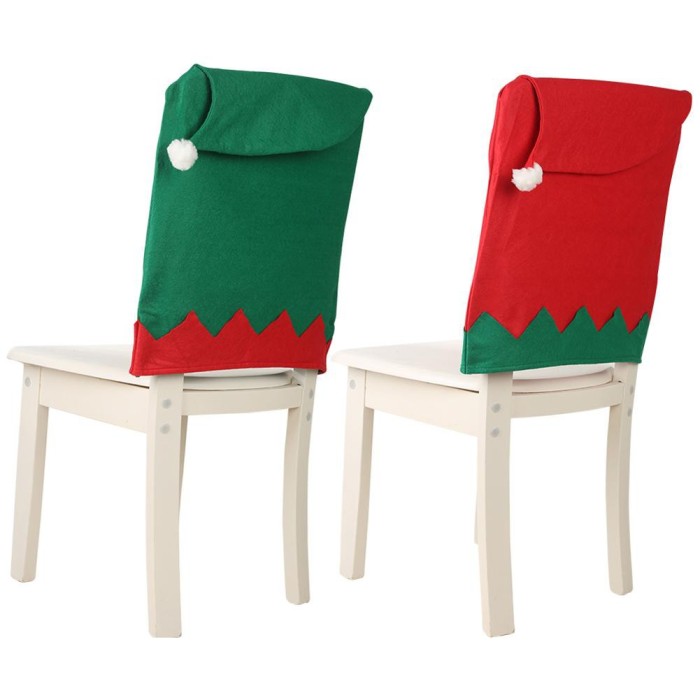 Jual Christmas Elf Hat Chair Back Cover Creative Chair Seat Cover Table Jakarta Selatan Artomoro Ollshop Tokopedia